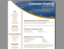 Tablet Screenshot of celestialhosting.com